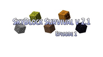 SkyBlock w/MrColdCustard - Part 1 - Cobblestone Generator