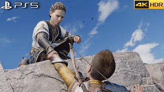 Heimdall Saves Atreus Scene - God Of War Ragnarok 4K 60Fps Hdr