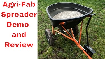 Agri-Fab Tow-Behind Spreader Demo and Review