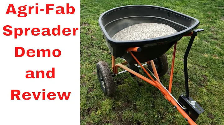 Agri-Fab Tow-Behind Spreader Demo and Review