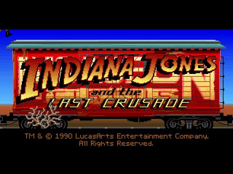 Indiana Jones and the Last Crusade (PC/DOS) VGA 256-Color, 1990, Lucasfilm Games