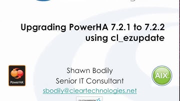 Upgrading to PowerHA SystemMirror for AIX v7.2.2 using cl_ezupdate