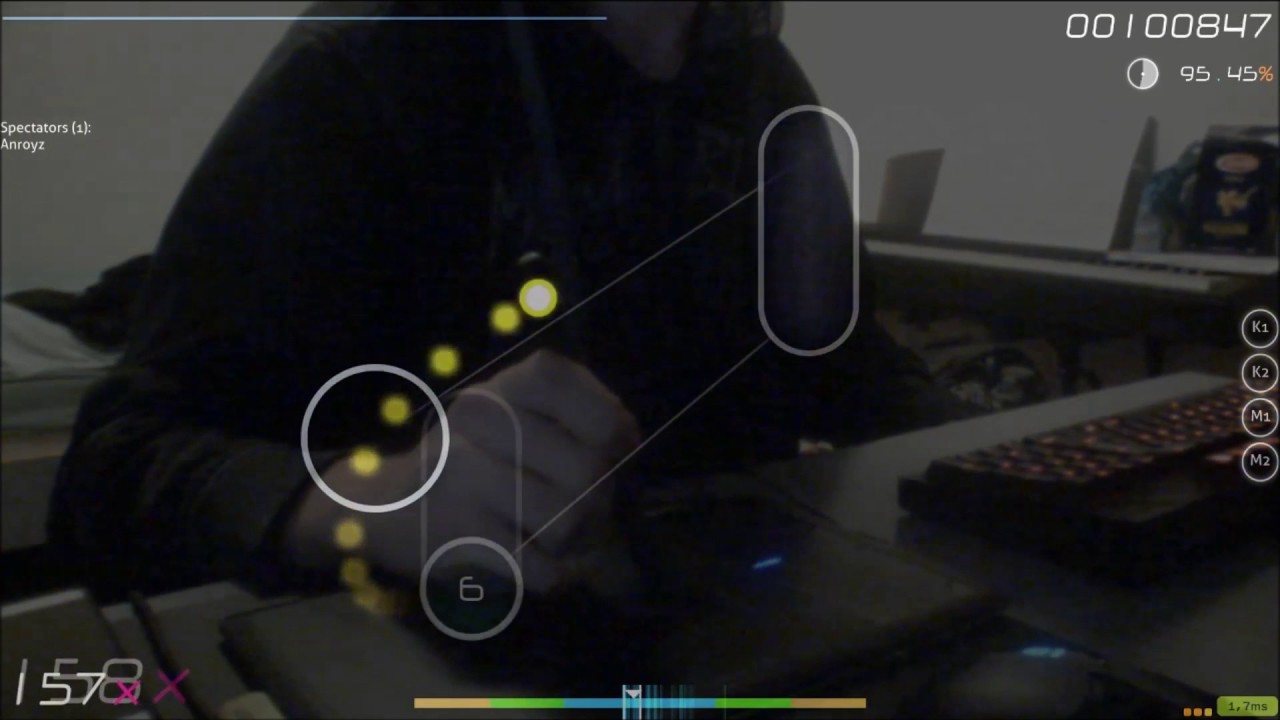 [osu!] Corner Jump training +RelaxHDDT 8 miss! ★10.78 [PiP] YouTube