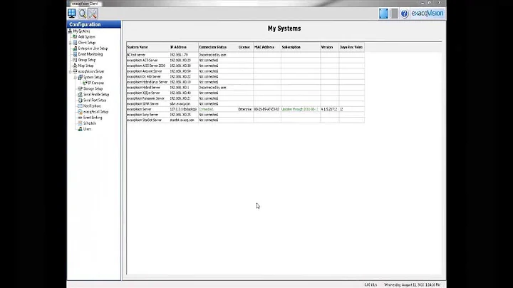System Setup - exacqVision Online Training Series