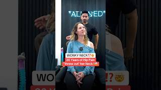 WONKY NECK⁉️😬#chiropractic  #asmr  #shorts  #trending