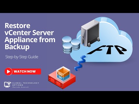 Restoring vCenter Server