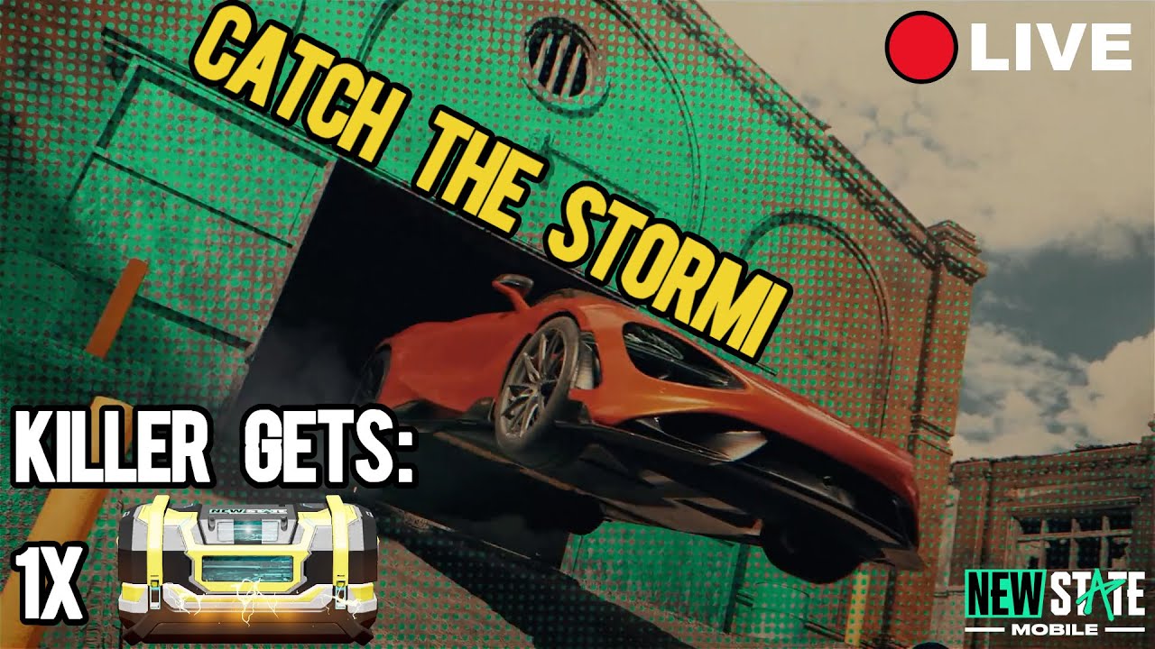 CATCH THE STORMI (Custom Rooms) |LEGENDARY SKIN !giveaway| New State Mobile