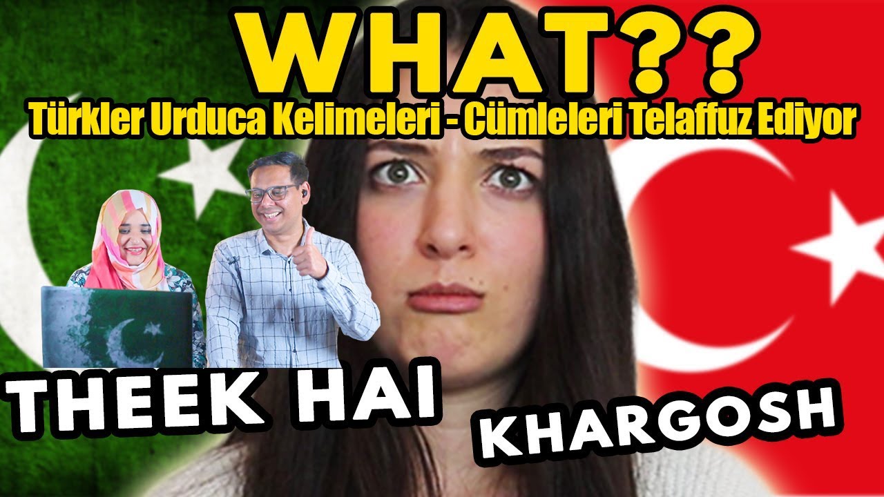 Türkler Urduca Kelimeleri - Cümleleri Telaffuz Ediyor  | Pakistani Reaction | Subtitles