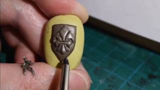 Sculpting a Fleur de Lis