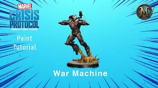 How to paint War Machine from Marvel Crisis Protocol