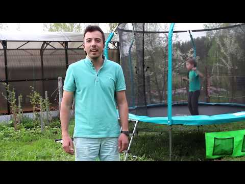 Сборка батута Eclipse Space Green 10ft