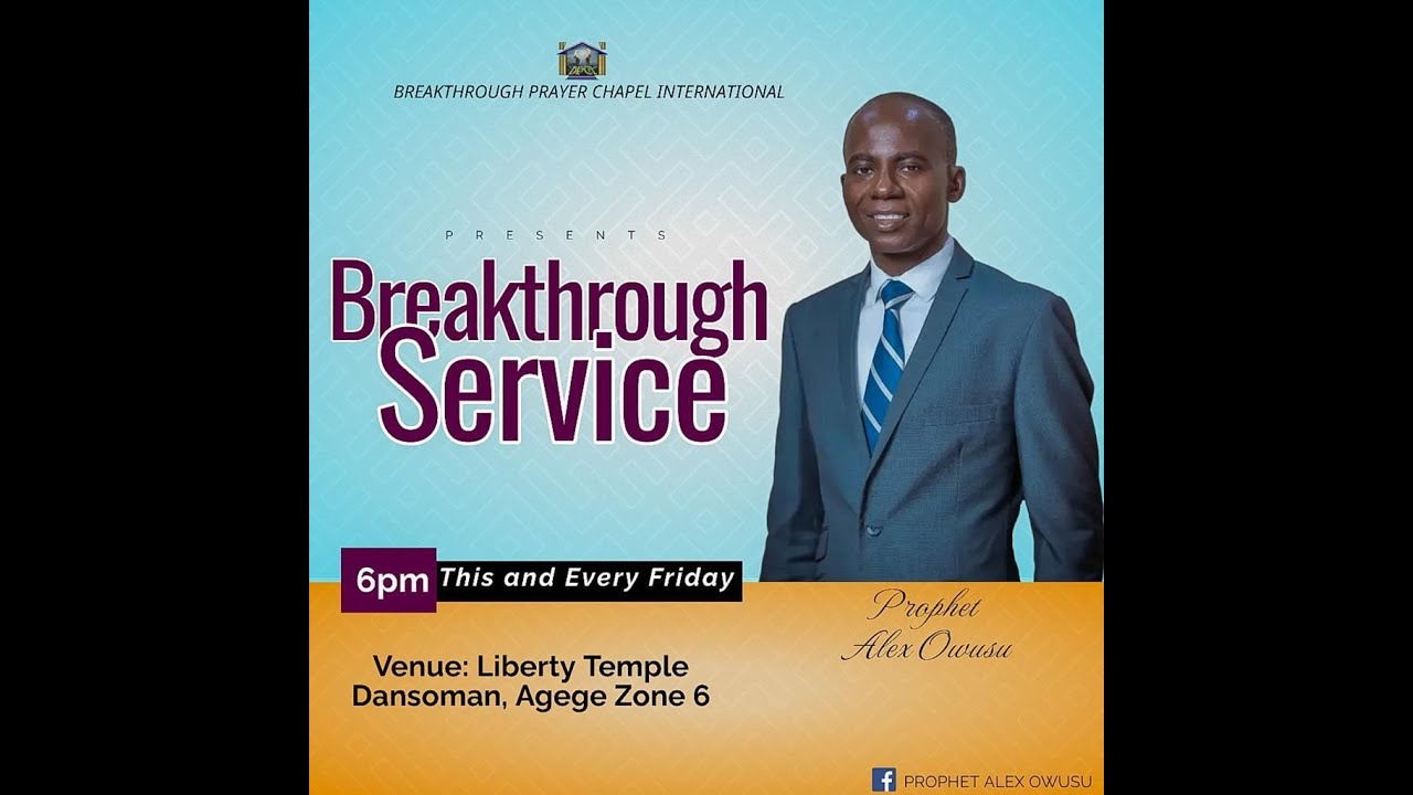BREAKTHROUGH SERVICE || 5TH JULY,2024. - YouTube