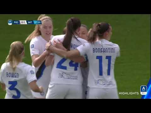 Fiorentina-Inter 0-3 | Serturini-Cambiaghi-Magull: che gol le nerazzurre | #serieafemminile eBay