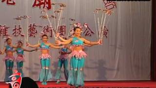 20100215 99年春節宗教文化節斗姥廟大陸特技團 轉盤秀