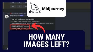 Midjourney: How To See How Many Images You Have Left