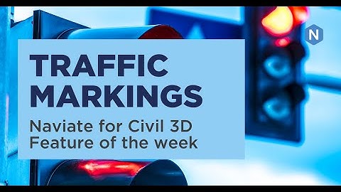 Traffic Markings - Naviate for Civil 3D feature of the week