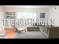 How to Stay Clutter Free - 11 Clutter Free Rules - Minimalist Family Home