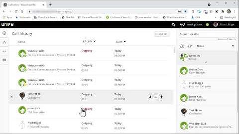 101 OpenScape UC Sign in