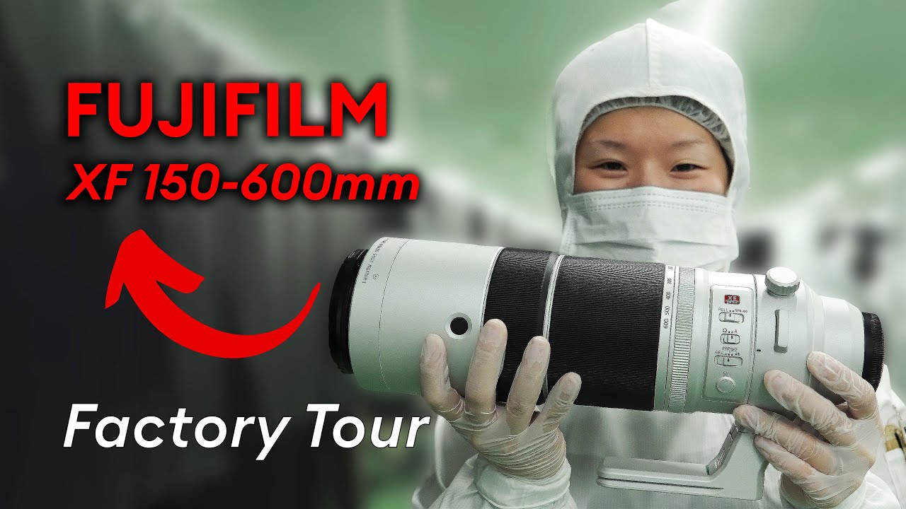 富士フイルム工場見学～ XF 150-600mm の製造現場を見る - YouTube