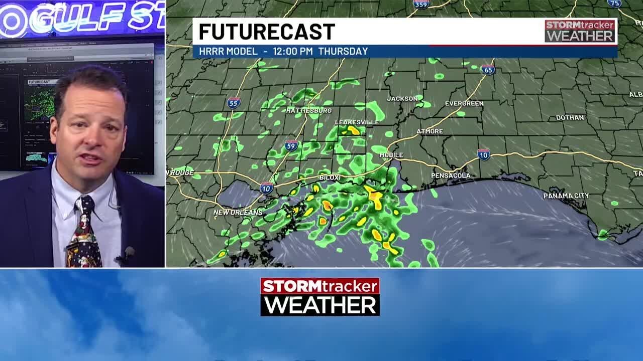 Light rainfall today then cold conditions Friday morning - YouTube