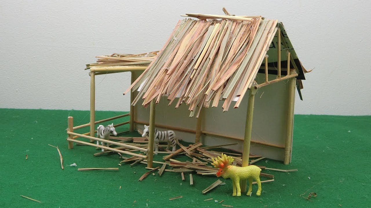 DIY Horse Stable Toy | Mini Animal House | Easy Craft To 