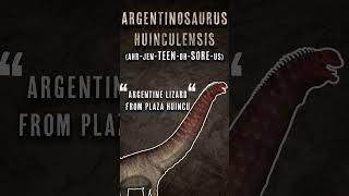 The Discovery of Argentinosaurus #shorts #dinosaur #paleontology