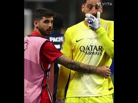 في لحظة تجمد فيها كل شي انهمرت دموع الحارس جيانلويجي دونا روما اثناء مباراة بايرن ميونخ وسان جيرمان 