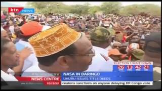 Raila Odinga returns to the campaign trail by camping in Baringo County