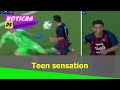 Teen sensation Fernando Ovelar scores aged just 14 years and nine months for Cerro Porteno in
