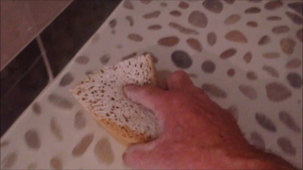 Comment faire les joints des galet cailloux, douche youtube