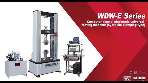 How to use WDW series Computer Control Universal Testing Machine(Tension,compression,shearing,ect.)
