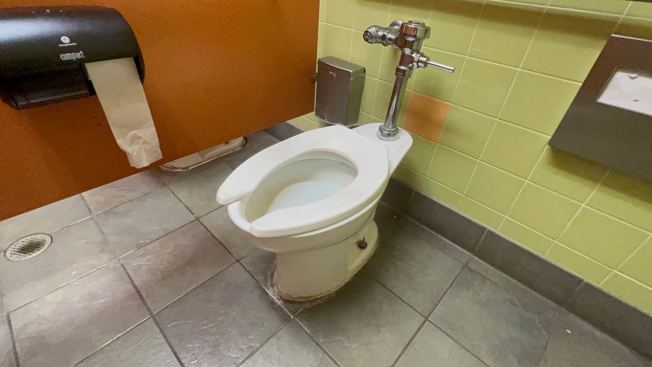 American Standard Toilet Flush Zippy’s, Waipahu, Oahu, Hawaii, USA