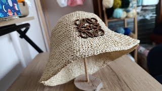 Örgü Yazlik Şapka Yapimi Çok Kolay Örgü Model Şapka Kağit İpli̇kle Örgü