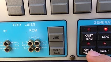 HLI 3705 PCM/VF communications Test System