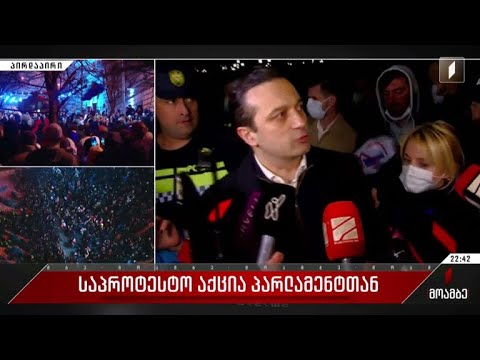 ლევან იოსელიანს და ალეკო ელისაშვილს აქციის მონაწილეებმა სიტყვიერი და ფიზიკური შეურაცხყოფა მიაყენეს