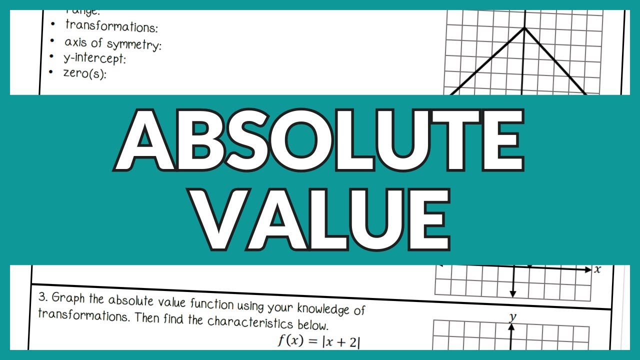 Absolute Value Application Problems Lesson for High School Algebra 1 ...