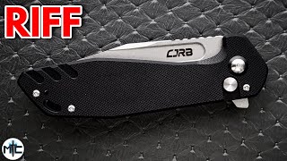 CJRB Riff Button Lock Folding Knife - Overview and Review