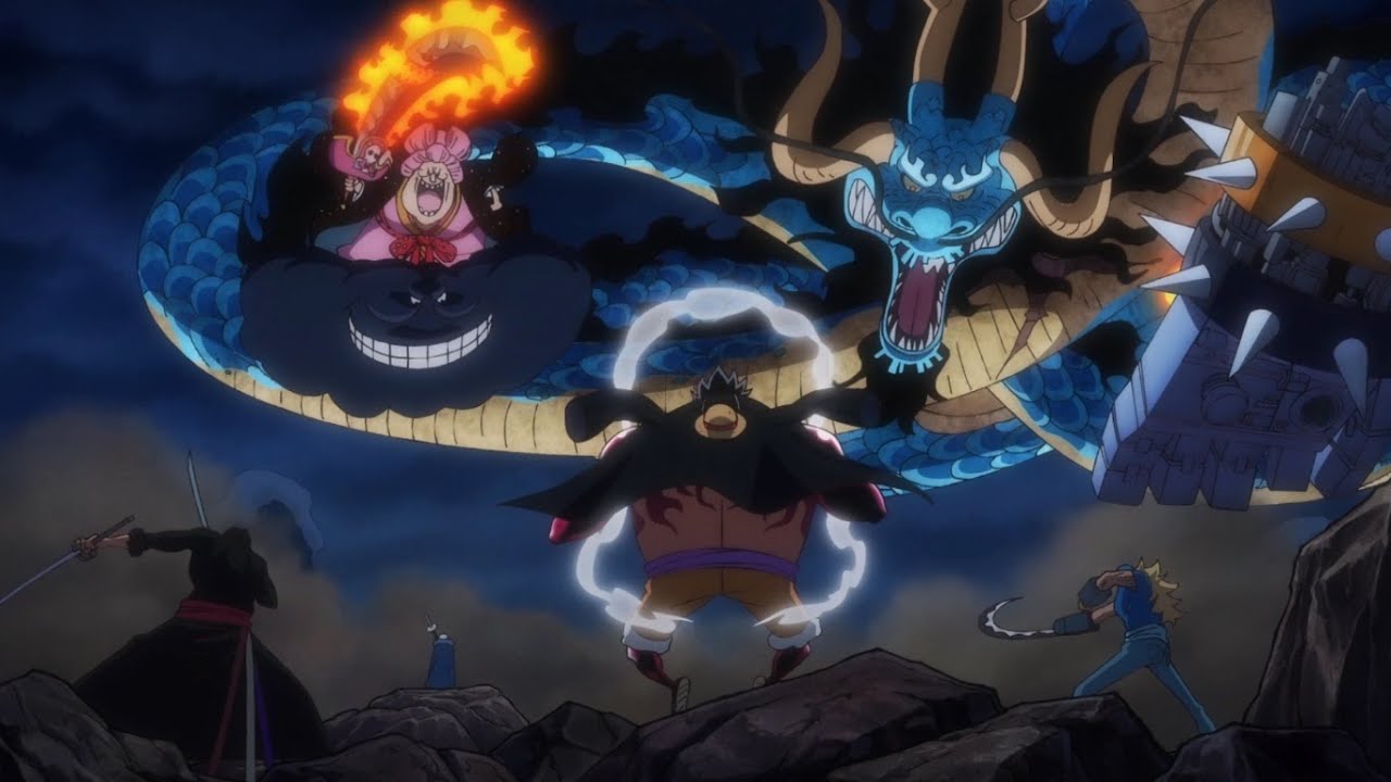 Supernovas Yamato  Momonosuke VS Kaido  Big Mom Part 1 AMV