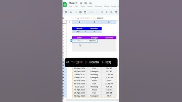 Dynamically Filter by Month in Google Sheets