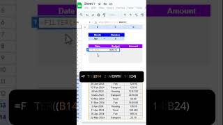 Dynamically Filter by Month in Google Sheets