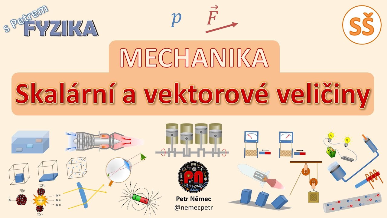 Skalární a vektorové veličiny - fyzika SŠ