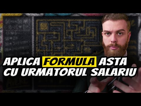 Aplica planul ASTAZI: formula averii (de la zero) deja la urmatorul SALARIU!