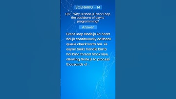 Node.js Event Loop Explained Simply | Async Power of Node.js #shorts #youtuber