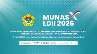LIVE : Pembekalan dari Badan Pangan Nasional - MUNAS X LDII 2026