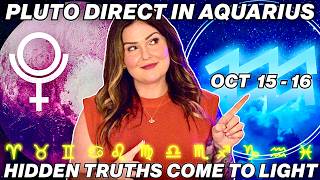 Pluto Direct in Aquarius 2026: Hidden Truths Come to Light | All 12 Signs