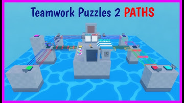 TEAMWORK PUZZLES 2 PATHS Tutorial Roblox