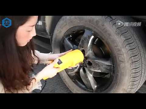 Electric Scissor Car Jacks With Impact Wrench Used For Lifting Electric Scissor Car Jacks With Impact Wrench Used For Lifting And Tyre Change