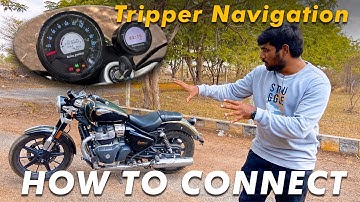 How to connect Bluetooth Navigation in Royal Enfield Super Meteor 650 II #arautomotives