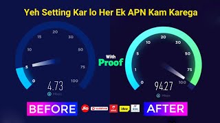 Yeh Setting Kar lo Her Ek APN Kam Karega | Jio APN Setting | How to Increase Jio Net Speed | Jio APN