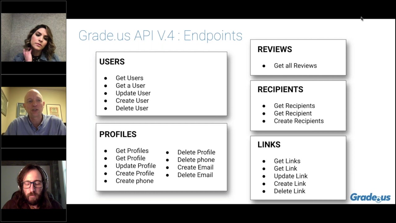 Grade.us API V4 Walkthrough